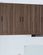 vidaXL Стенен шкаф PORTO Кафяв дъб 60 x 31 x 80 см Инженерна дървесина