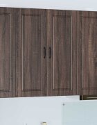 vidaXL Стенен шкаф PORTO Кафяв дъб 80 x 31 x 100 см