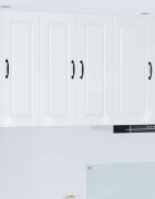 vidaXL Стенен шкаф PORTO Лъскаво бяло 60 x 31 x 80 см