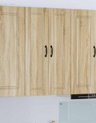 vidaXL Стенен шкаф PORTO Сонома дъб 30 x 31 x 100 см