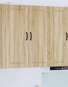vidaXL Стенен шкаф PORTO Сонома дъб 40 x 31 x 100 см