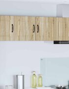 vidaXL Стенен шкаф PORTO Сонома дъб 40 x 31 x 40 см