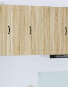 vidaXL Стенен шкаф PORTO Сонома дъб 40 x 31 x 80 см