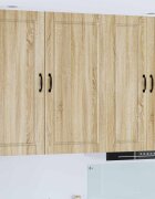 vidaXL Стенен шкаф PORTO Сонома дъб 50 x 31 x 100 см