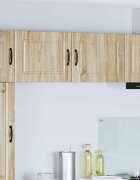 vidaXL Стенен шкаф PORTO Сонома дъб 50 x 31 x 40 см