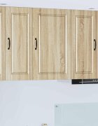 vidaXL Стенен шкаф PORTO Сонома дъб 50 x 31 x 80 см