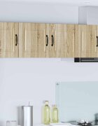 vidaXL Стенен шкаф PORTO Сонома дъб 80 x 31 x 40 см