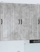 vidaXL Стенен шкаф PORTO Циментено сиво 60 x 31 x 100 см
