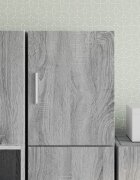 vidaXL Стенен шкаф сив сонома 30x425x40 см инженерно дърво
