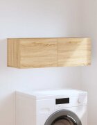 vidaXL Стенен шкаф сонома дъб 100x365x35 см инженерно дърво