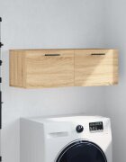 vidaXL Стенен шкаф сонома дъб 100x365x35 см инженерно дърво