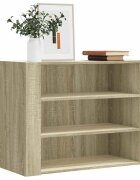 vidaXL Стенен шкаф сонома дъб 75x35x60 см инженерно дърво