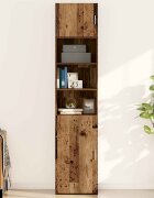 vidaXL Стенен шкаф Старо дърво 50 x 42.5 x 40 см Инженерна дървесина