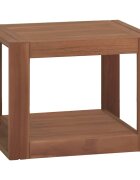 vidaXL Стенен шкаф за баня 45x45x35 см тиково дърво масив