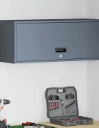 vidaXL Стенен шкаф за гараж Антрацит 90 x 33 x 35 см