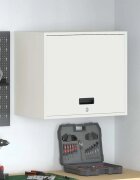 vidaXL Стенен шкаф за гараж Бяло 60 x 40 x 53 см