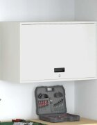vidaXL Стенен шкаф за гараж Бяло 80 x 40 x 53 см