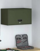 vidaXL Стенен шкаф за гараж Маслиненозелен 60 x 33 x 35 см