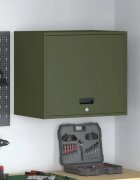 vidaXL Стенен шкаф за гараж Маслиненозелен 60 x 40 x 53 см
