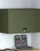 vidaXL Стенен шкаф за гараж Маслиненозелен 80 x 40 x 53 см