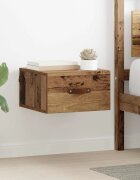 vidaXL Стенен шкаф за нощно шкафче 35 x 35 x 20 см Инженерна дървесина