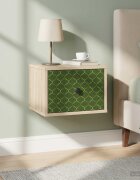 vidaXL Стенен шкаф за нощно шкафче GELEEN Дъб сонома 36 x 33 x 25 см
