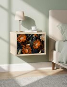 vidaXL Стенен шкаф за нощно шкафче LOCHEM Дъб сонома 36 x 33 x 25 см