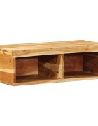 vidaXL Стенен шкаф за телевизор 60x30x19 cm Масивна дървесина Акация