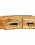 vidaXL Стенен шкаф за телевизор 60x30x19 cm Масивна дървесина Акация