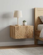 vidaXL Стенен страничен масичка 2 бр. Дъб артизан 345 x 33 x 20 см