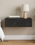 vidaXL Стенен страничен масичка 59 x 345 x 17 см Инженерна дървесина