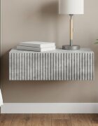 vidaXL Стенен страничен масичка 59 x 345 x 17 см Инженерна дървесина