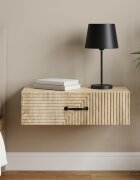 vidaXL Стенен страничен масичка 59 x 345 x 17 см Инженерна дървесина