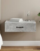 vidaXL Стенен страничен масичка 59 x 345 x 17 см Инженерна дървесина