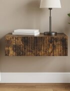 vidaXL Стенен страничен масичка 59 x 345 x 17 см Инженерна дървесина