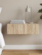 vidaXL Стенен страничен масичка 875 x 345 x 17 см Дъб сонома