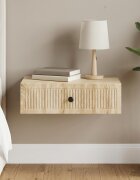 vidaXL Стенен страничен масичка Дъб сонома 59 x 345 x 17 см