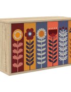 vidaXL Стенен телевизионен шкаф ESSEN 69 x 33 x 40 см Дъб сонома