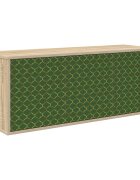 vidaXL Стенен телевизионен шкаф GELEEN 102 x 33 x 40 см Дъб сонома