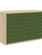 vidaXL Стенен телевизионен шкаф GELEEN 69 x 33 x 40 см Дъб сонома