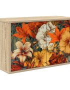 vidaXL Стенен телевизионен шкаф GENNEP 69 x 33 x 40 см Дъб сонома