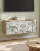 vidaXL Стенен телевизионен шкаф GOTHA 102 x 33 x 40 см Дъб сонома