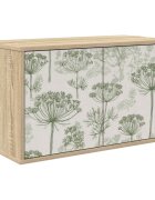vidaXL Стенен телевизионен шкаф GOTHA 69 x 33 x 40 см Дъб сонома