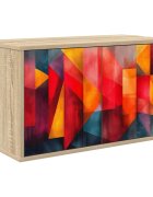 vidaXL Стенен телевизионен шкаф HEESCH 69 x 33 x 40 см Дъб сонома