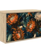 vidaXL Стенен телевизионен шкаф LOCHEM 69 x 33 x 40 см Дъб сонома