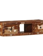 vidaXL Стенен ТВ шкаф 100x32x25 см масивна дървесина регенерирана