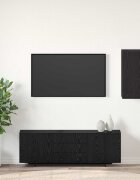 vidaXL Стенен ТВ шкаф 305 x 30 x 60 см Черния дъб Инженерна дървесина