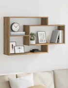 vidaXL стенна етажерка Artisan Oak 104x20x585 cm инженерна дървесина