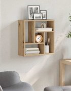 vidaXL стенна етажерка Artisan Oak 45x16x45 cm инженерна дървесина