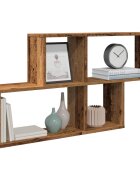 vidaXL стенна етажерка от старо дърво 100x18x53 cm Инженерна дървесина